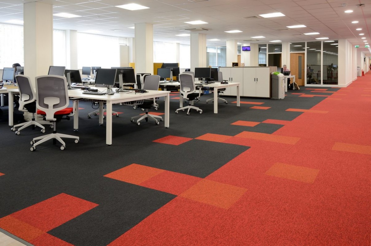 Commercial carpet tiles in portsmouth